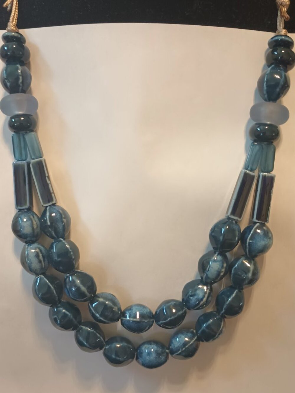 J.Jill Blue Beaded Necklace (NWT)
